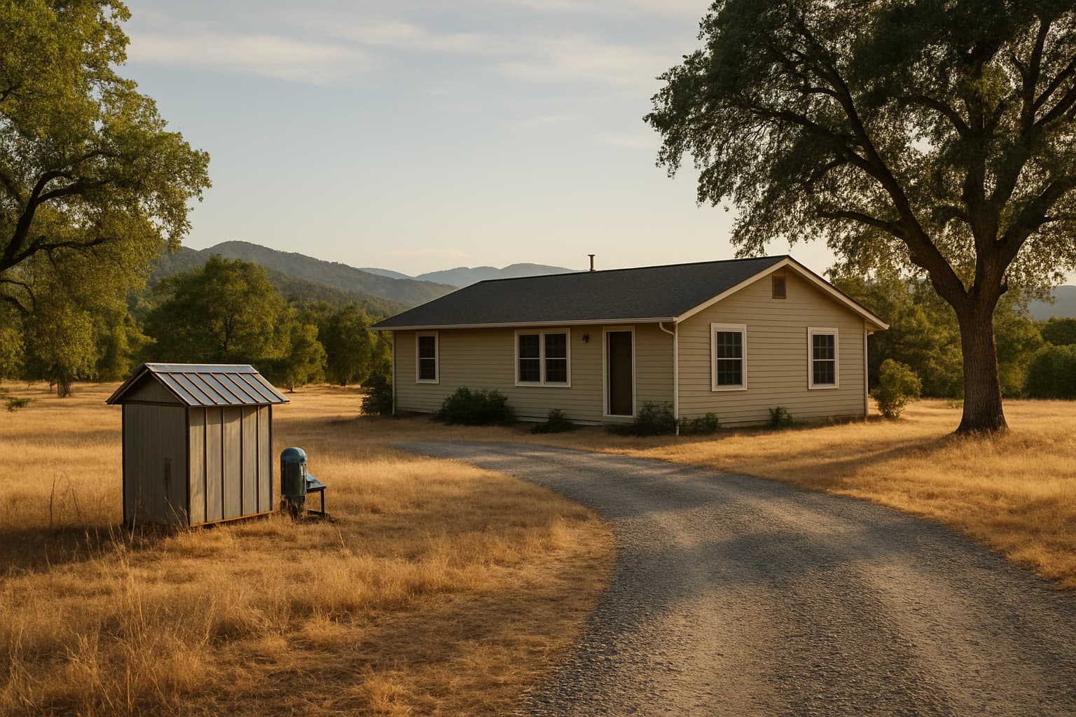 Rural Shasta County home with well pump service needs